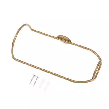 1Pcs Wall-Mounted Bar Wine Holder Champagne Storage Display Iron Metal Support Shelf Stand