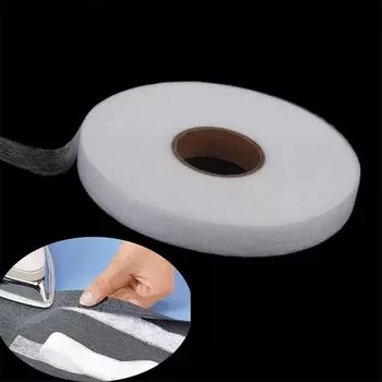 1pcs White 20mm Iron On Hemming Tapes Wonder Web Fusible Bonding Lace Trim Sewing Garment Accessories
