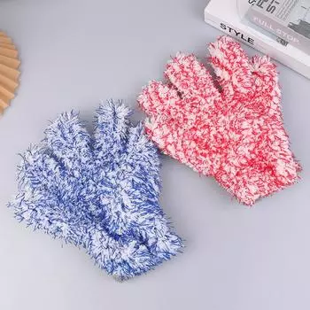 1 шт. 5-пальцевые мягкие перчатки для мытья автомобиля щетка для мытья автомобиля и мотоцикла полотенца для сушки автомобиля стайлинг синий