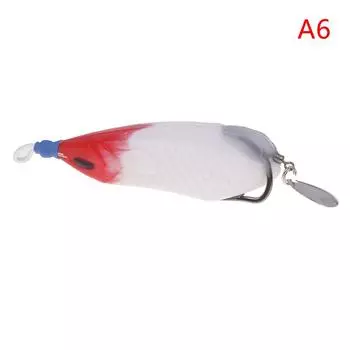 1Piece Artificial Baits Fishing Bait Topwater Ray Frog Wear-Resistant Frog Soft Baits Lure Durable