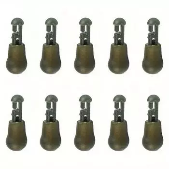 1set/10pcs Carp Fishing Accessories, Carp Fishing Link Beans for Fishing Gear Supplies Pack of 10