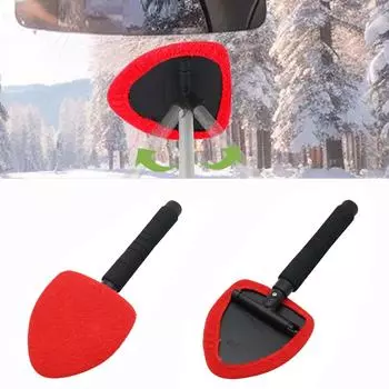 1 комплект щеток для мытья окон и стекол автомобиля, мягкие полотенца, щетки для мытья лобового стекла автомобиля с длинной ручкой, телескопическая ручка, инструменты для чистки автомобиля красный