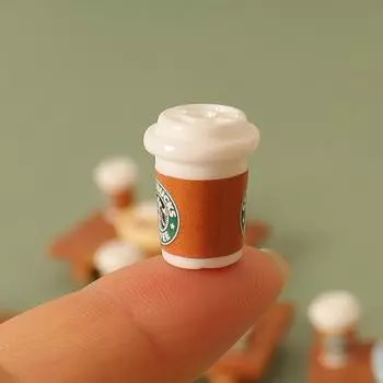 1 комплект кукольного домика с едой в западном стиле, ложкой и столом, миниатюрный декор столовой для кукольного домика для детских игрушек для ролевых игр коричневый