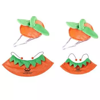 1set Funny Hat&Cloak for Cat Dog Carnival Costume Halloween Keep Warm Headwear Dropshipping