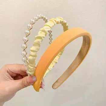 1set headband hair accessories French face wash hairpin, headgear headband women go out to press hair headband hair bundle фиолетовый