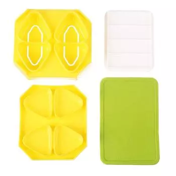 1 комплект мини-треугольных рисовых шариков, форма для риса своими руками, форма для суши и бенто