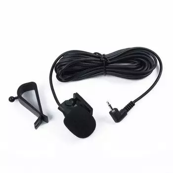 1set Of 2.5mm External Microphone + 1 * Bracket +1 * Windproof Foam Cover For Car Pioneer Stereos Radio Receiver CHINA