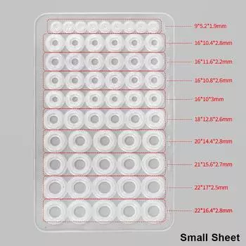 1Sheet Replacement Pipe Connection Gasket S/L Faucet Leak Repair Kit Faucet O-Ring Sealing Gasket Small Sheet
