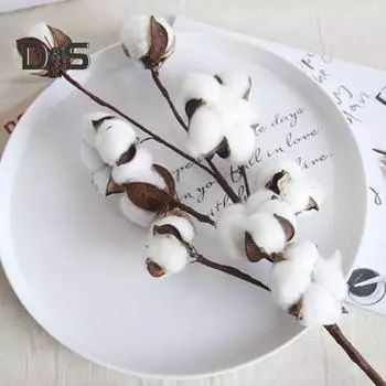 1шт 10 головок искусственный цветок легко поддерживать пластиковые хлопковые ветки поддельные растения домашний декор