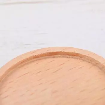 1шт 1:12 кукольных деревянных миниатюрных круглых подносов для моделей мебели своими руками