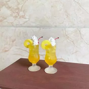 1шт 1:12 кукольных миниатюрных блюд, ананас, пузырьки, вода, сливки, напиток, модель для кукольного домика, кухня, еда, миниатюрная игрушка