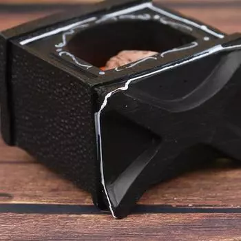 1шт 1:12 миниатюрных кукольных домиков с имитацией освещенного камина, модель своими руками 5.3*3.7*8cm чёрный