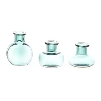 1шт 1:12 миниатюрных стеклянных ваз для кукольного домика, цветочная композиция, банка для хранения, садовый декор