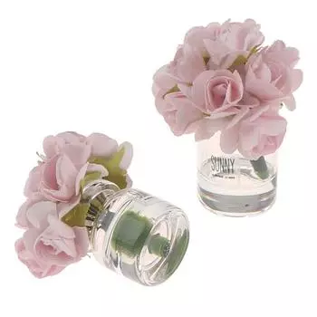 1шт 1:12 Миниатюрный кукольный домик Цветочная фея Садовый орнамент Мини-декор для кукольного домика