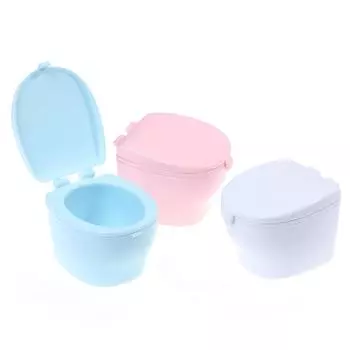 1шт 1:12 Миниатюрный кукольный туалет для кукольного домика Аксессуары для ванной комнаты