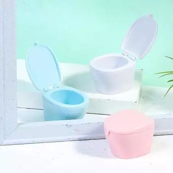 1шт 1:12 Миниатюрный кукольный туалет для кукольного домика Аксессуары для ванной комнаты