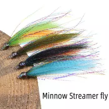 1шт 3D эпоксидная рыбья глазка гольян стример синтетическое волокно искусственная приманка форель окунь лосось луфарь тарпон стальноголовый рыболовная приманка 1# шартрёз