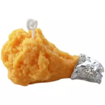 1шт 3D имитация жареных куриных бедрышек, ароматерапия, гипс, свечи, мыло ручной работы DIY материалы, силиконовые формы для выпечки, подходит для выпечки, DIY one-size чистый