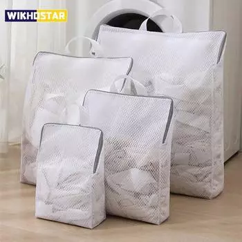 1шт 3D мешок для белья с выдвижным сетчатым мешком для стиральной машины фильтр сетчатый мешок антидеформационный мешок для белья 20*30*8cm