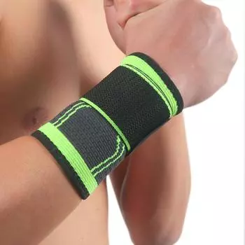1шт 3D напульсник для фитнеса, тренажерный зал, пауэрлифтинг, поддержка запястья, бандаж, бинты для рук Left