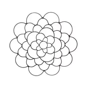 1шт/3шт креативный держатель для цветочной композиции металлический круглый цветочный держатель для крышки органайзер для растений 4 inch серебряный