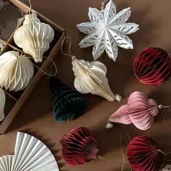 1шт/3шт Рождественский кулон в виде елки DIY Домашняя вечеринка Рождественский подарок Рождественский кулон в виде елки