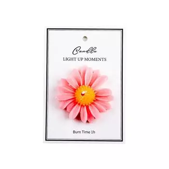 1шт/5шт ароматерапевтические плавающие свечи подходят для весны и лета цветочные свечи свадебные 4 стиля 1PC розовый