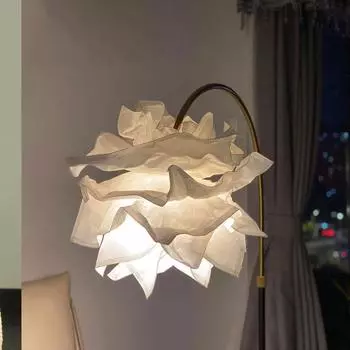 1шт абажур в виде облака, белый, в комплект не входят лампочка и провод, украшение для дома, бумажный абажур, художественный, 42/60/85 см S