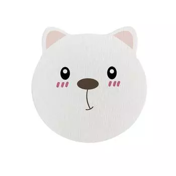 1шт. Абсорбирующая подставка под стакан с изображением животных, мультяшный коврик для воды, теплоизоляционный диатомовый грязевой подставка под стакан, декоративный круглый коврик под стакан из диатомита 10 см