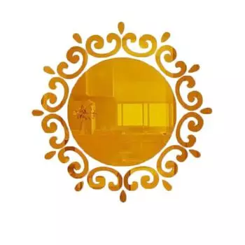 1шт акриловые современные потолочные наклейки для спальни, зеркальные настенные наклейки, 3D настенные наклейки, настенная роспись для гостиной, украшение дома