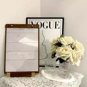 1шт акриловый знак U-образный рамка для плаката ценник деревянный держатель настольное украшение металлическое основание меню буфер обмена дисплей стенд 15*10cm