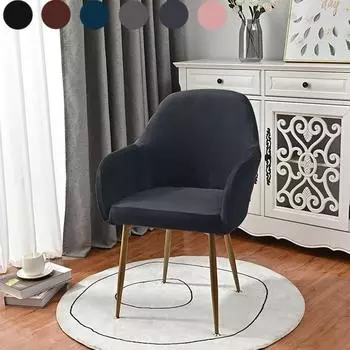 1шт эластичный чехол для стула, моющийся чехол для столовой, офиса, свадьбы, чехол для кресла с высокой спинкой, однотонный цвет, мягкая ткань, универсальная посадка One Size