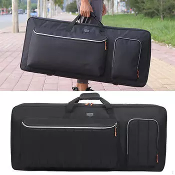 1шт электронная клавиатура мягкий чехол карманы ткань Оксфорд с ручкой портативный водонепроницаемый аксессуары 61 клавиша