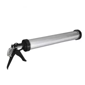 1шт алюминиевый тюбик силиконовый воздушный пистолет для герметика 600мл инструмент для герметика с 10 насадками инструменты для герметика серебряный