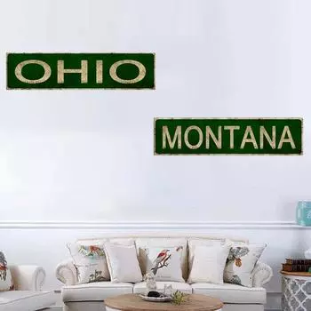 1шт американский HD печать украшения фон стены украшения олово живопись горячая распродажа винтажный бар