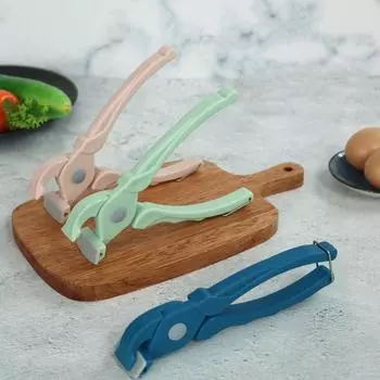 1шт антиожоговый зажим силиконовый кухонный антиожоговый тарелка миска тарелка держатель для кастрюли антиожоговый зажим подъемник кухонные аксессуары гаджет 2025 зелёный