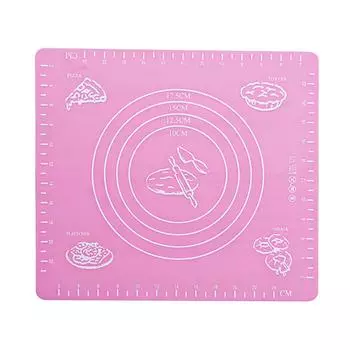 1шт. антипригарный силиконовый коврик для раскатывания теста, форм для выпечки тортов 26x29cm