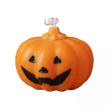 1шт ароматическая свеча ручной работы с одним фитилем ароматерапевтическая свеча фрезия глаука атмосфера ужаса свеча Хэллоуин милый 1pc оранжевый