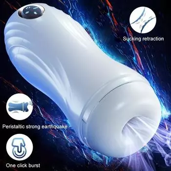 1шт автоматическая сосательная мужская мастурбационная чашка: Улучшите свою сексуальную жизнь с помощью вибрирующих оральных вагинальных секс-игрушек! 1pc