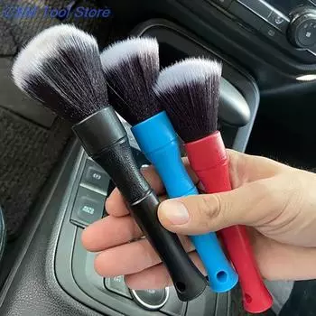 1шт автомобильная выдвижная щетка для чистки кондиционера компьютера щетка для чистки телескопическая клавиатура пластиковая ручка шерстяная маленькая щетка