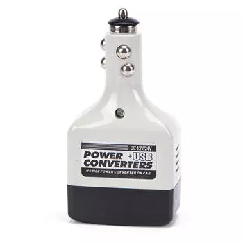 1шт автомобильный инвертор 12В автомобильный преобразователь мощности автомобильное зарядное устройство