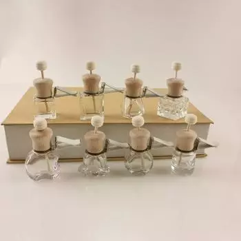 1шт автомобиль подвесной стеклянный флакон освежитель воздуха пустая бутылка ароматерапия подвеска диффузор украшение автомобиля ароматерапевтический орнамент