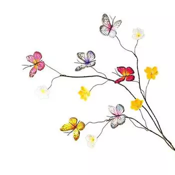 1шт бабочка цветок красочный имитация цветка украшение дома с цветами свадебные цветочные композиции принадлежности 77см