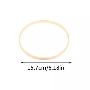 1шт бамбуковый круг рамка Diy ловец снов кольцо обруч для вышивания цветочный венок 15.7cm