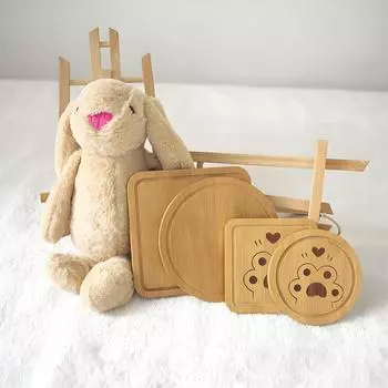 1шт бамбуковый поднос, блюдце, поднос для цветочного горшка, подставка под чашку, кухонная декоративная тарелка, креативная подставка под кофейную чашку