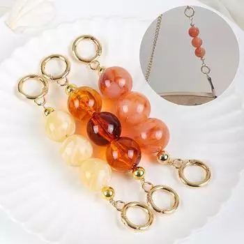 1шт бисерная цепочка ремень для сумки на плечо замена аксессуары для сумок ремни для сумок DIY жемчужная цепочка модная удлиненная цепочка для женщин пластик