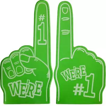 # 1шт большие перчатки для рук ладонь жест победы для подбадривания чирлидинга празднования