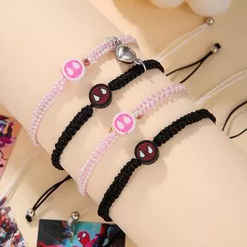 1шт. браслет креативный силиконовый нежный праздничный аксессуар милый плетеный браслет