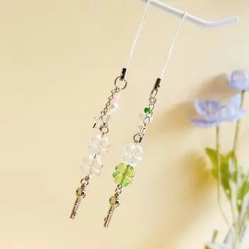 1шт браслет милый подвесной шнур счастливый цветок телефонная цепочка модный ремешок на запястье акриловый брелок