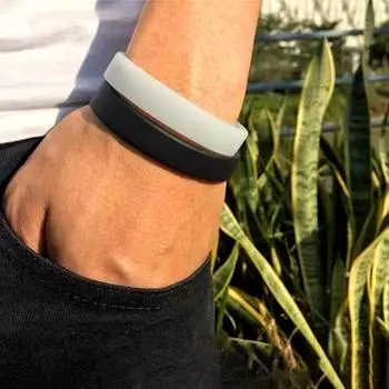 1шт браслет однотонный цветной идентификационный браслет модный силикагель трендовый спортивный браслет на запястье кольцо на руку